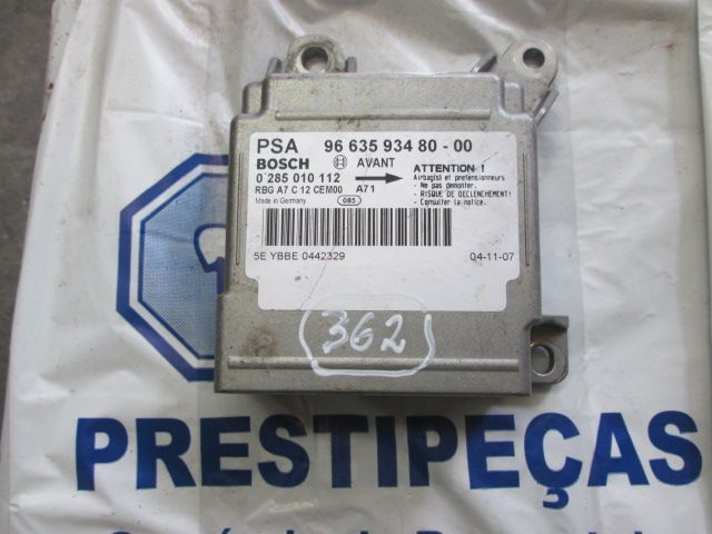 Modulo Airbag 9663593480 PEUGEOT 207 2006