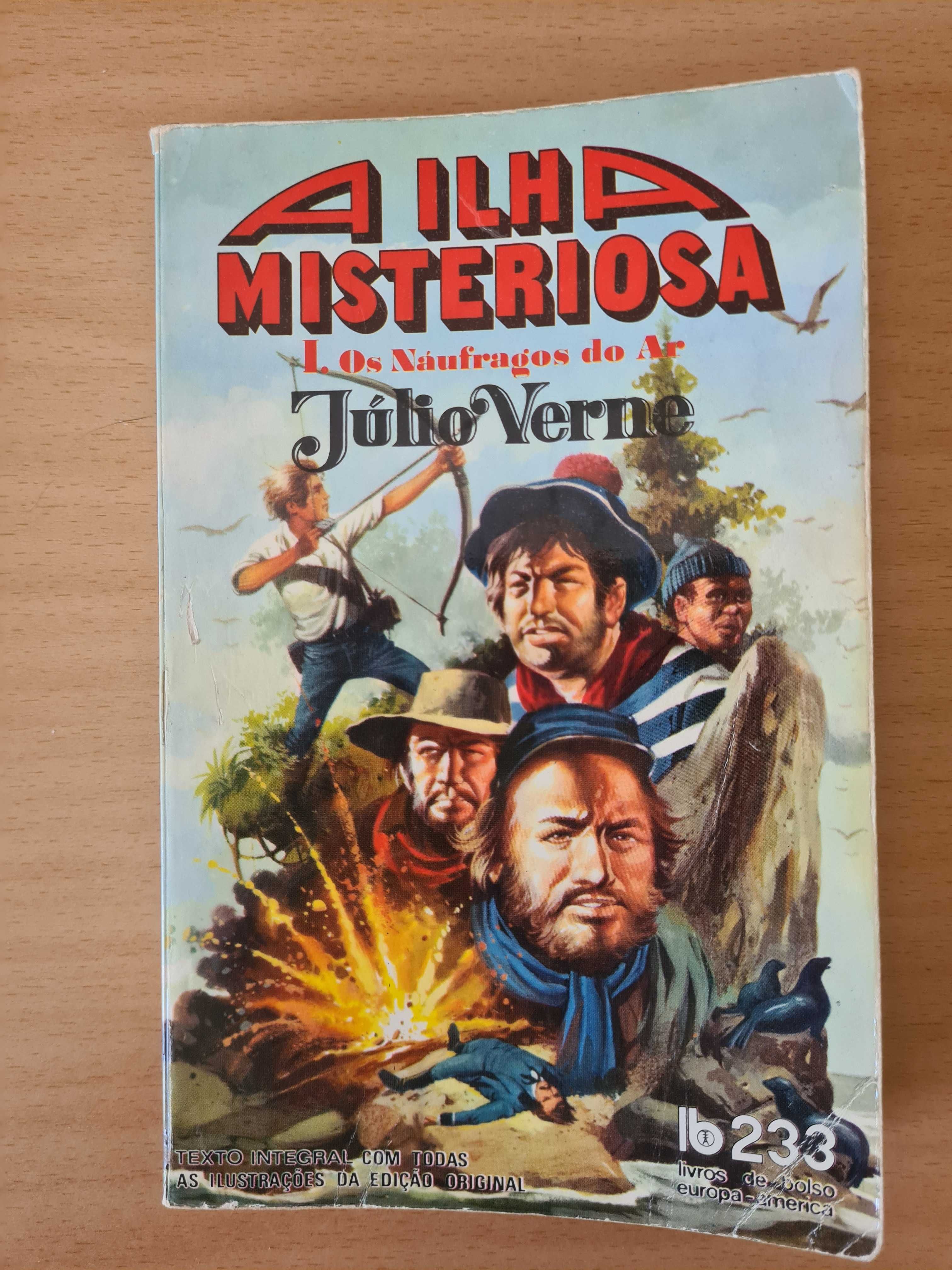 Livro "A Ilha Misteriosa: I. Os Náufragos do Ar" de Júlio Verne