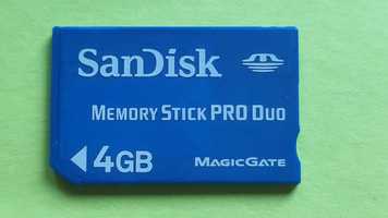 Karta pamięci ScanDisk menory stick PRO Duo 4 GB
