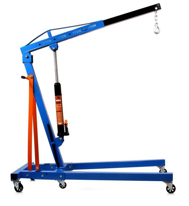 Колесо с поворотным кронштейном с площадкой для крана 2т 88мм