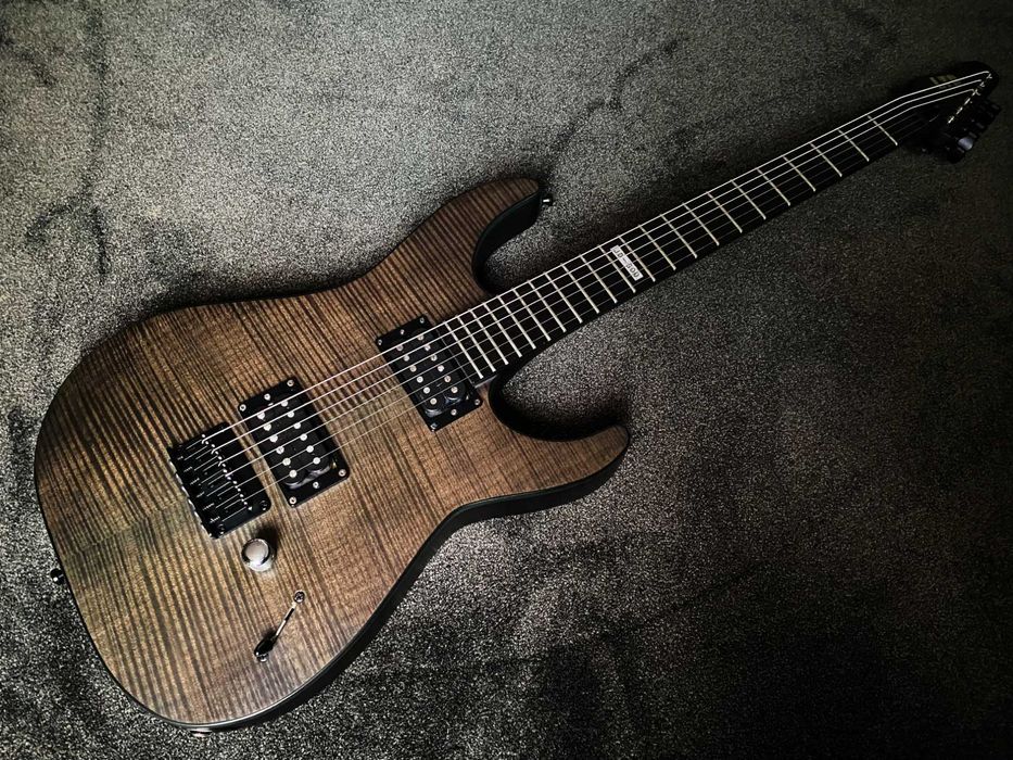 ESP LTD JD-600 Jon Donais Signature See Thru Black Satin 2007