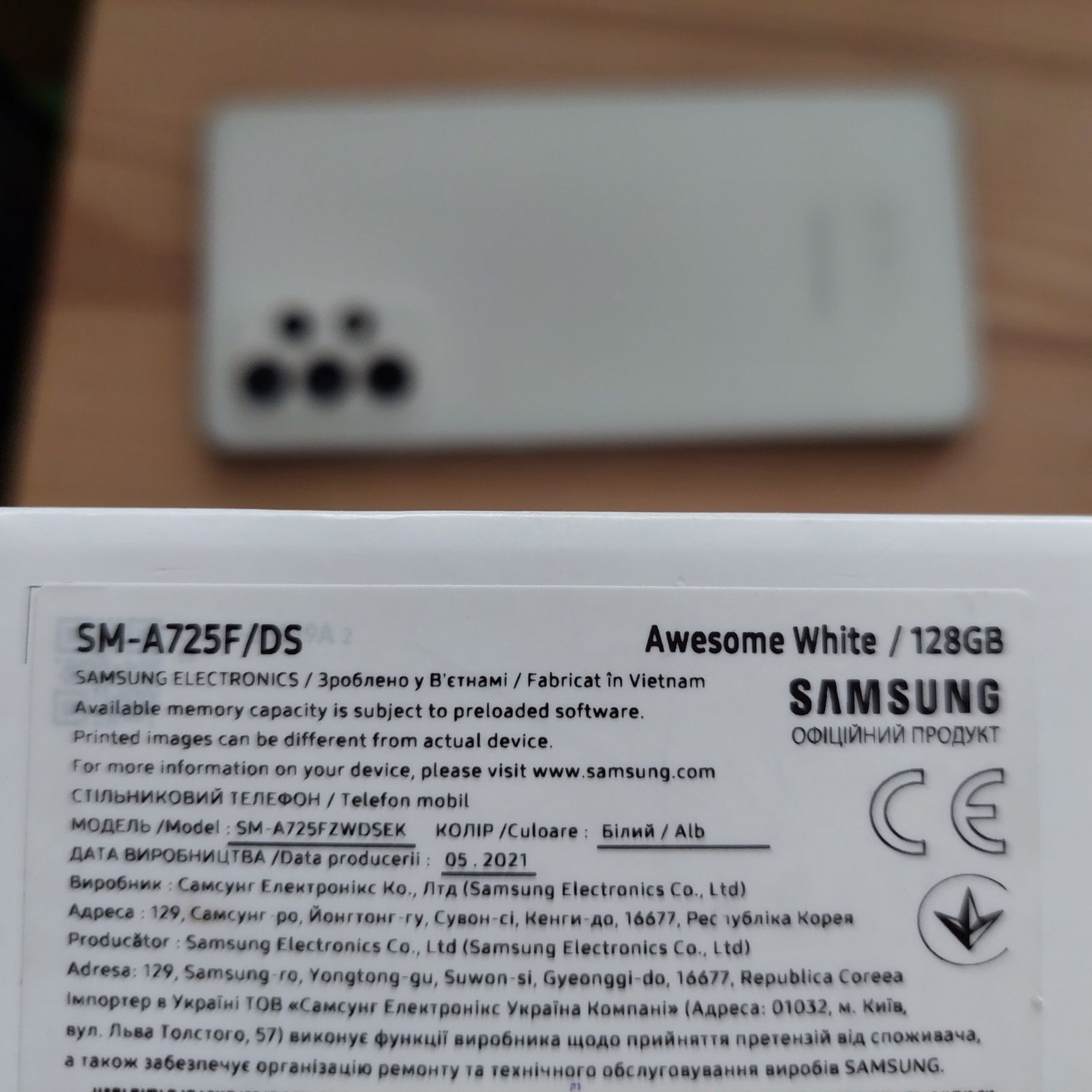 Samsung galaxy A 72