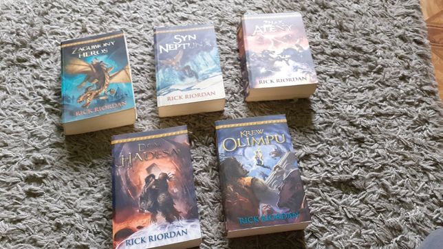 Seria książek młodzieżowych fantasy Rick Riordan Olimpijscy Herosi