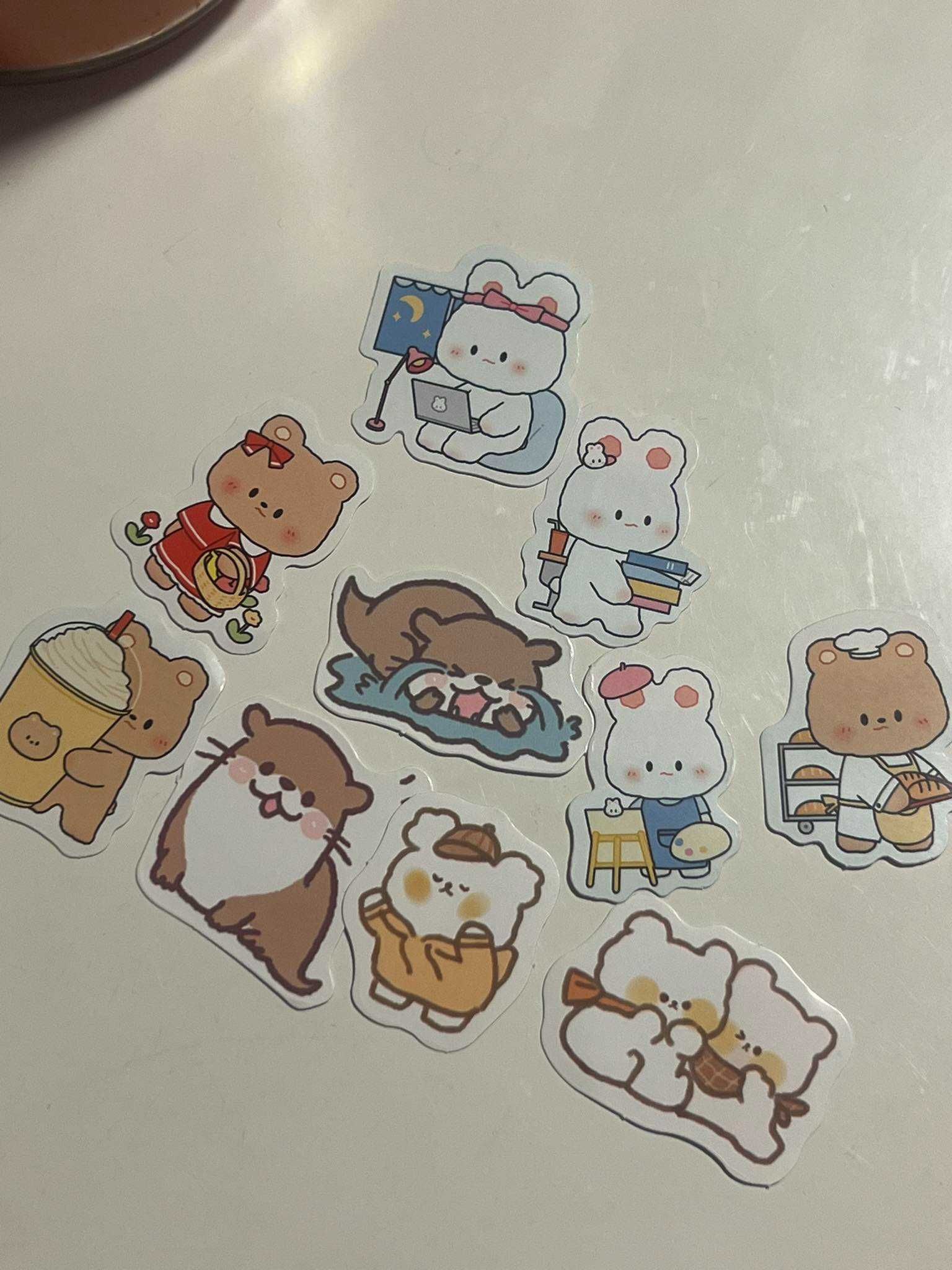 Mini naklejki stickers cute słodkie