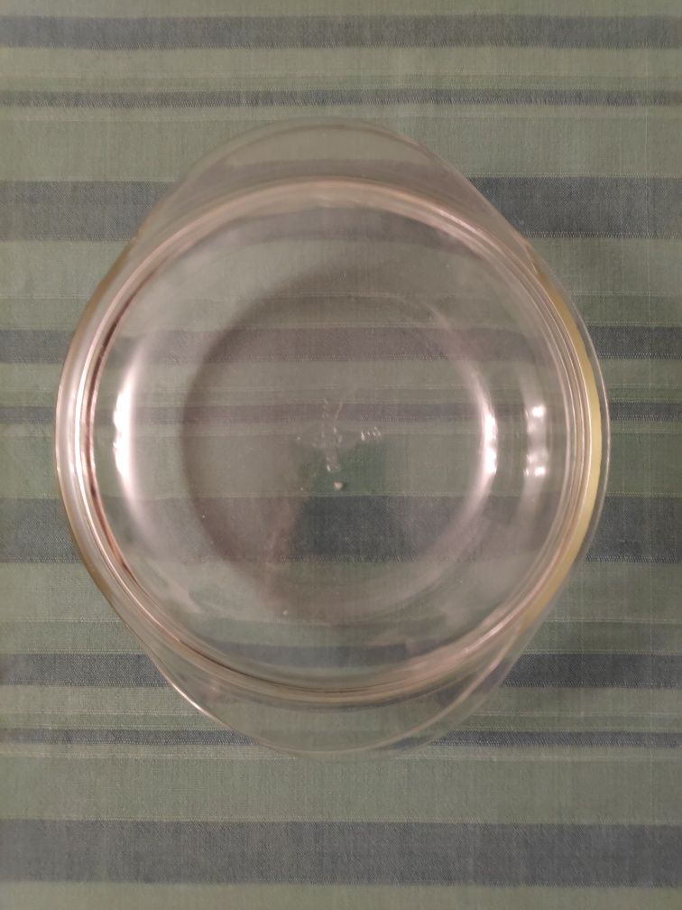 Naczynie żaroodporne, szklane, 20 cm, okrągłe, brytfanna