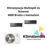 Klimatyzacja Rotenso Multisplit 2x Roni 2,7KW z montażem Bytom Gliwice