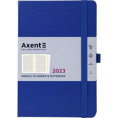 Тижневик 2023 Axent Prime Strong А5 145х210 синій