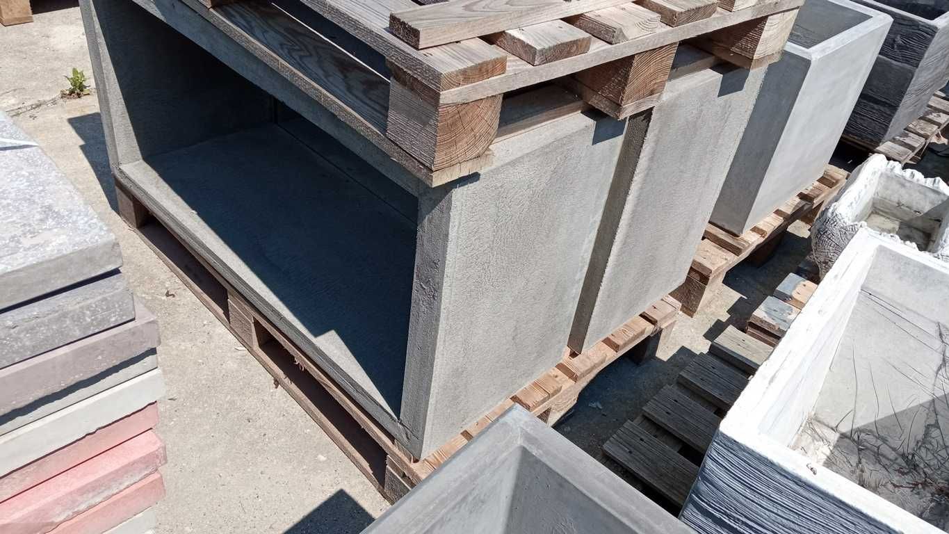 Betonowa rama, donica bez dna na warzywniak, kwietnik lub kompostownik