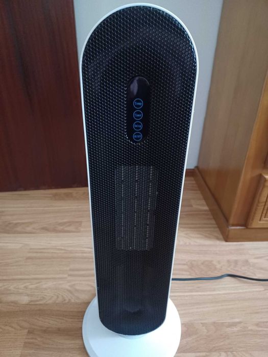 Termoventilador de cerâmica MEI, ligado uma vez