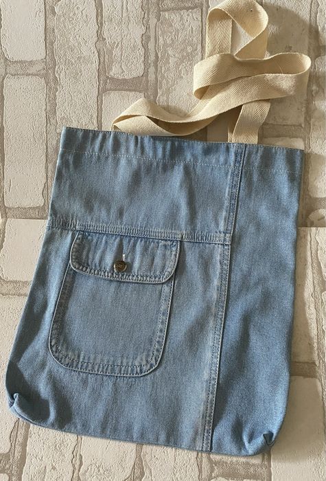 Сумка- шопер лен