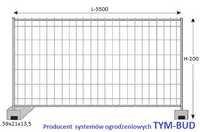 Ogrodzenie Tymczasowe Budowlane "WYNAJEM" mazowieckie PRODUCENT