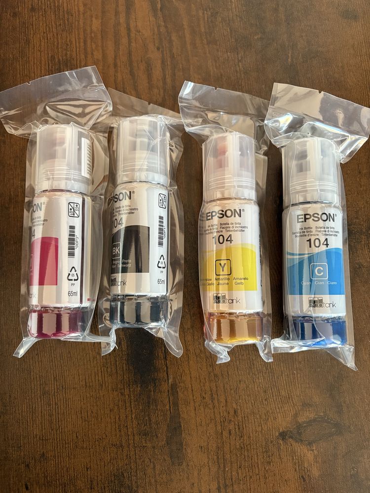 Pack de 4 Tinteiros Epson 104 Ecotank