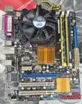 Płyta główna Asus p5QPL + procesor