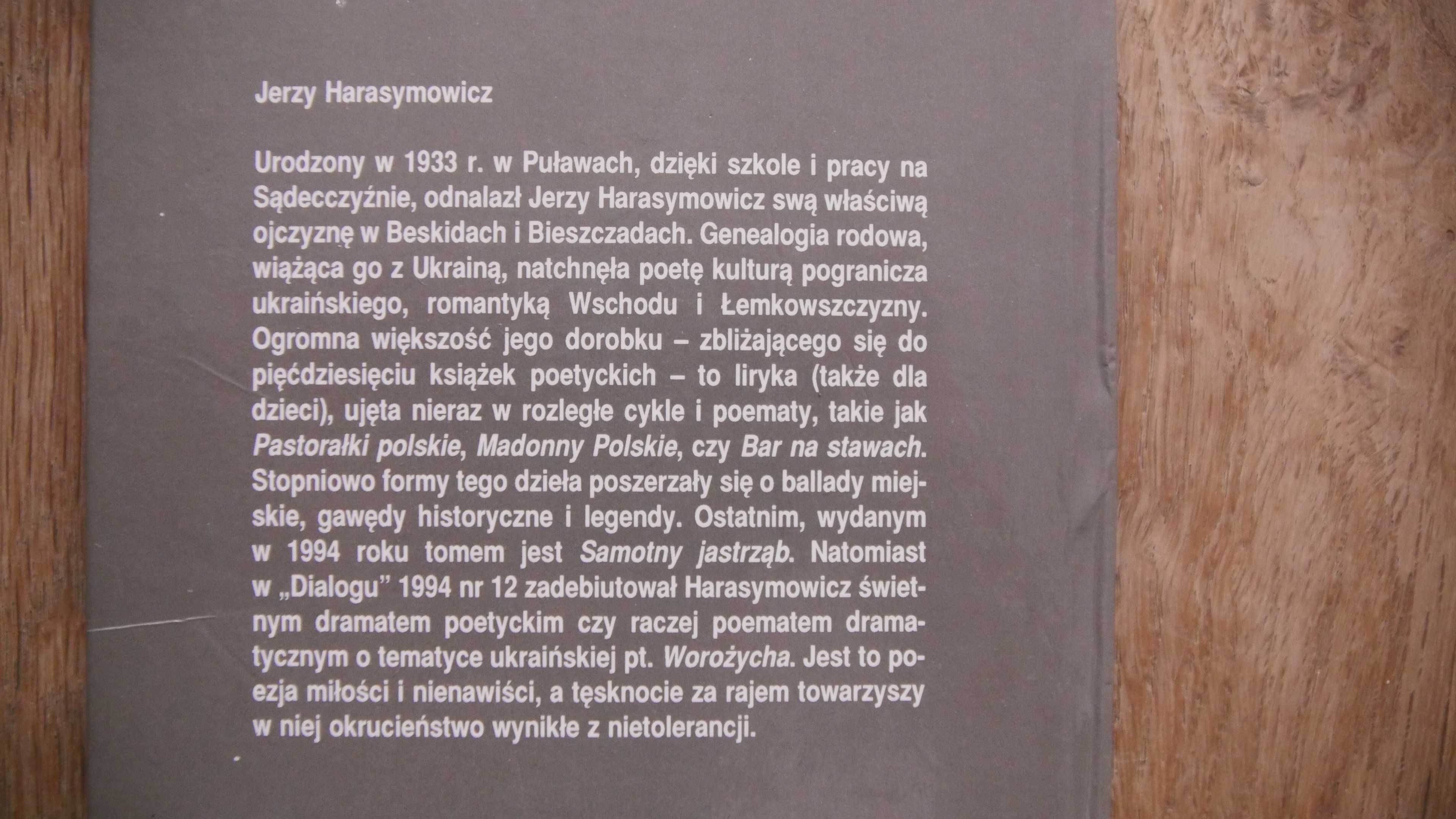 "Wiersze z połonin" - Jerzy Harasymowicz