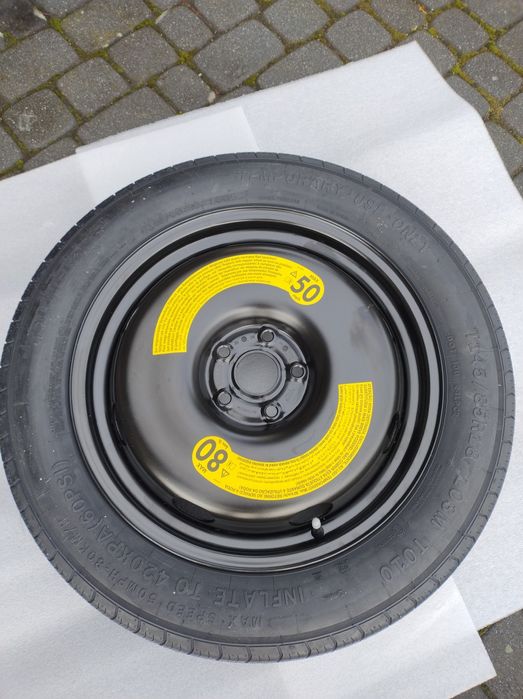 Koło dojazdowe VW-oryginalne, nieużywane+pokrowiec