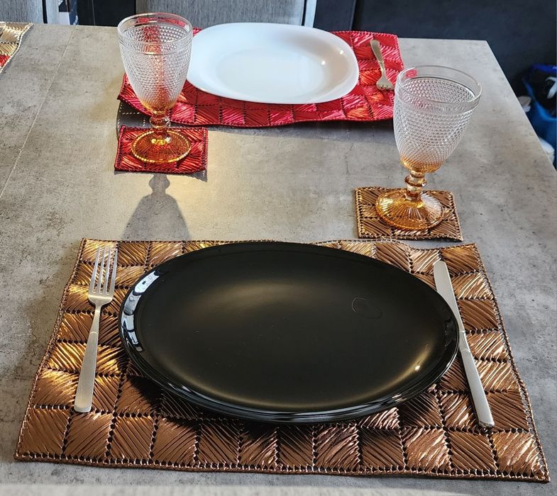 Base para pratos e copos