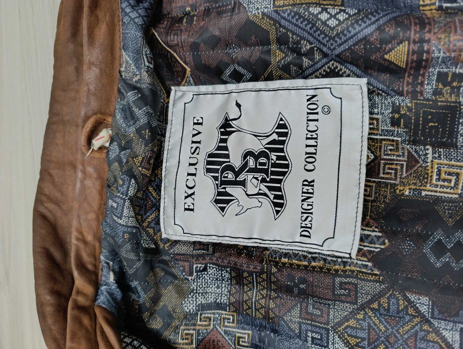 Куртка шкіряна чоловіча RB розмір L