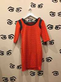 Sukienka pomarańczowa Miss - KNH rozmiar M/L