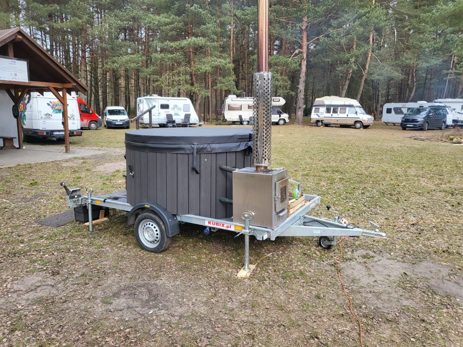 Wynajem mobilne jakuzzi balia bania ogrodowa  Olsztyn