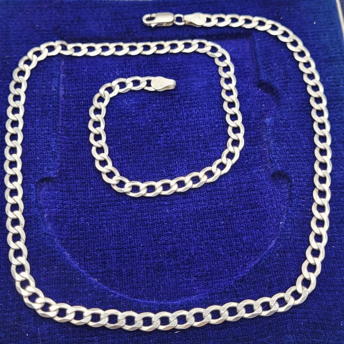 Męski Srebrny łańcuszek 925 14 gram