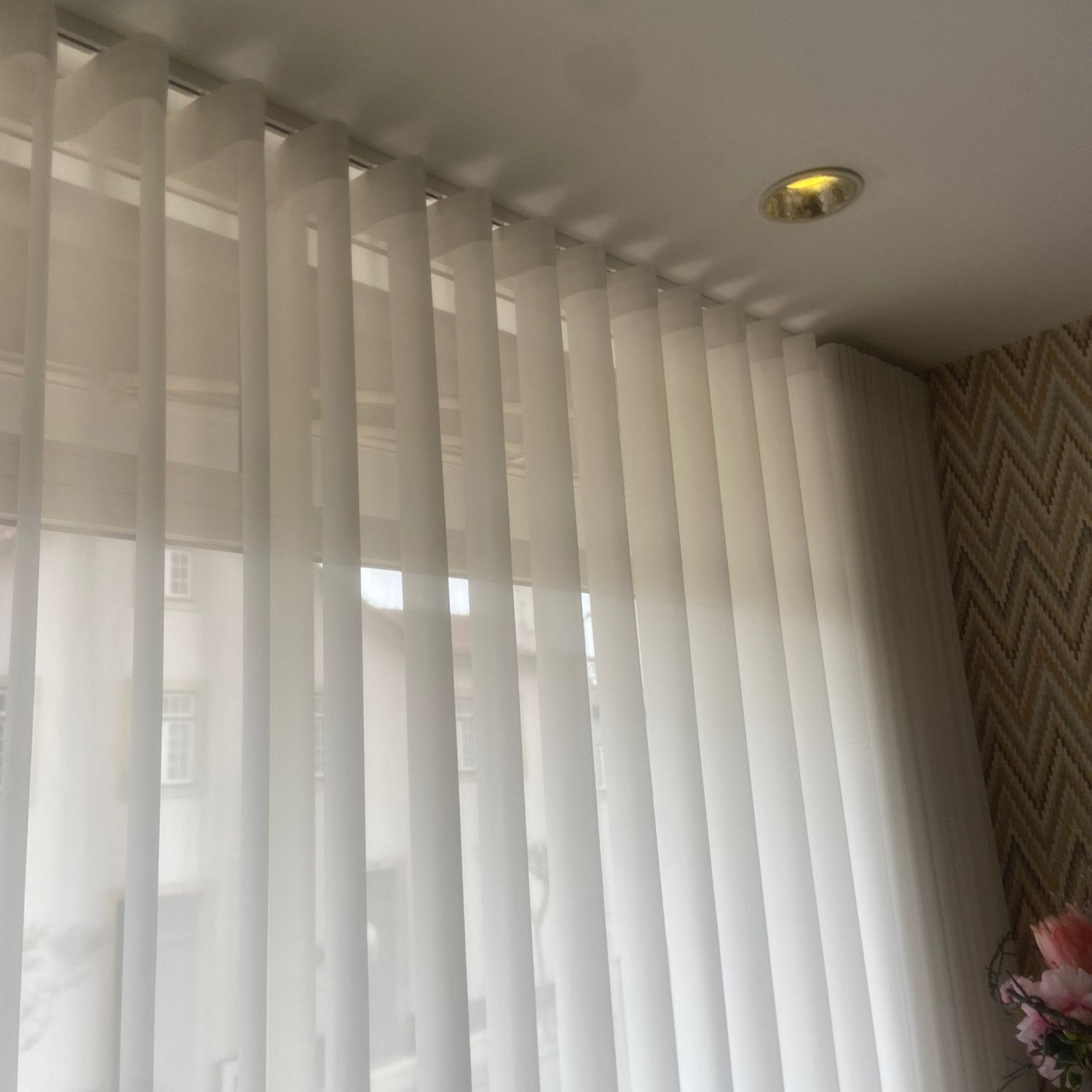 Cortinas por medida com calha