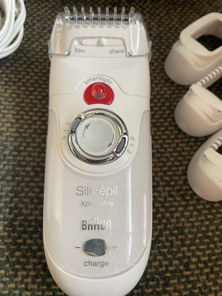 Depilator Braun Silk‑épil 5 / 7 (model 5375) – komplet.Stan BDB