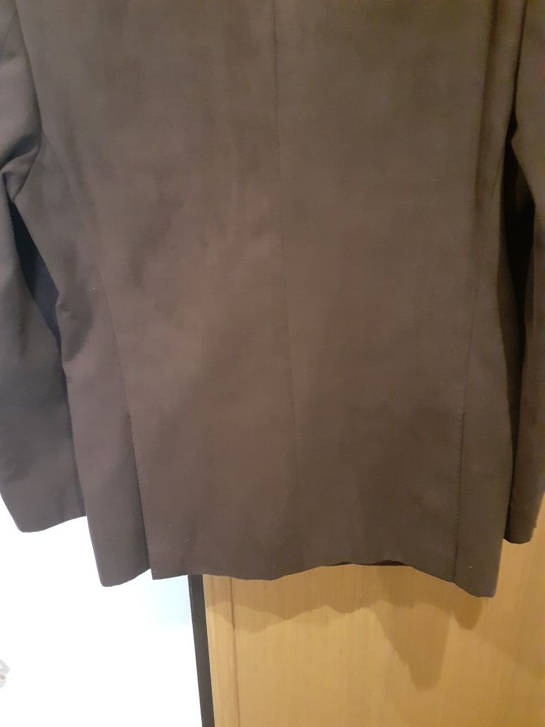 Blazer com efeito camurça