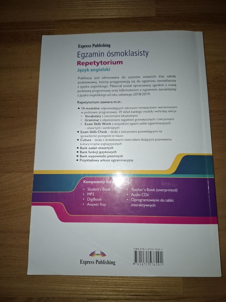 Repetytorium Egzamin ósmoklasisty J. angielski Express Publishing