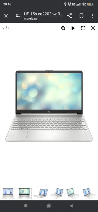 Laptop HP 15s  Ryzen 5 5500U / 32GB ram podkładka chłodząca/ 1tb dysk