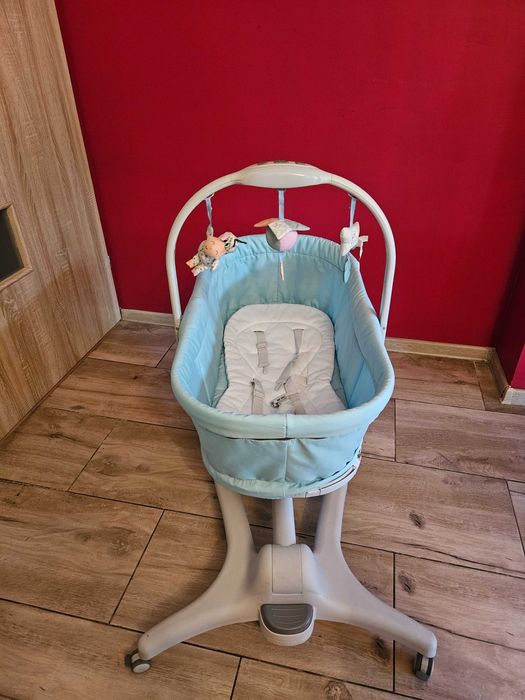 Dostawka CHICCO Baby Hug 4w1 – Łóżeczko niemowlęce / dziecięce AQUAREL