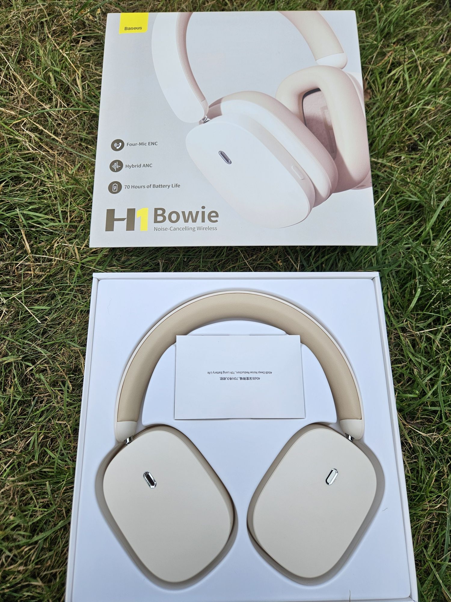 Bezprzewodowe słuchawki Baseus Bowie H1  Nowe