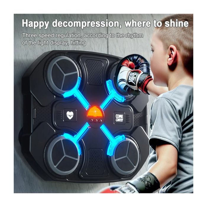 Conjunto de Boxe Interativo com Luzes e Sons