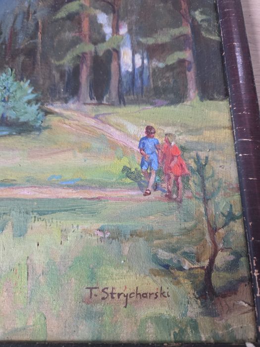 T Strycharski stary obraz