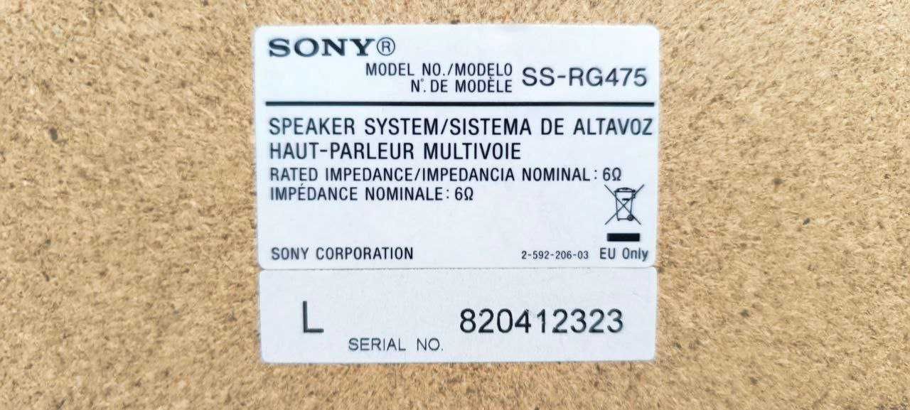 Трьохполосні колонки від музичного центра Sony SS-RG475
