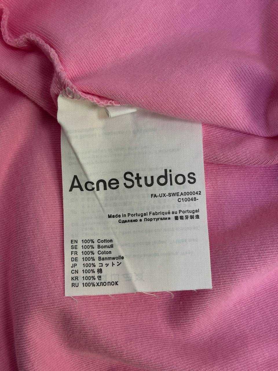 Футболка рожева Acne Studios STOCKHOLM 1996 distressed M