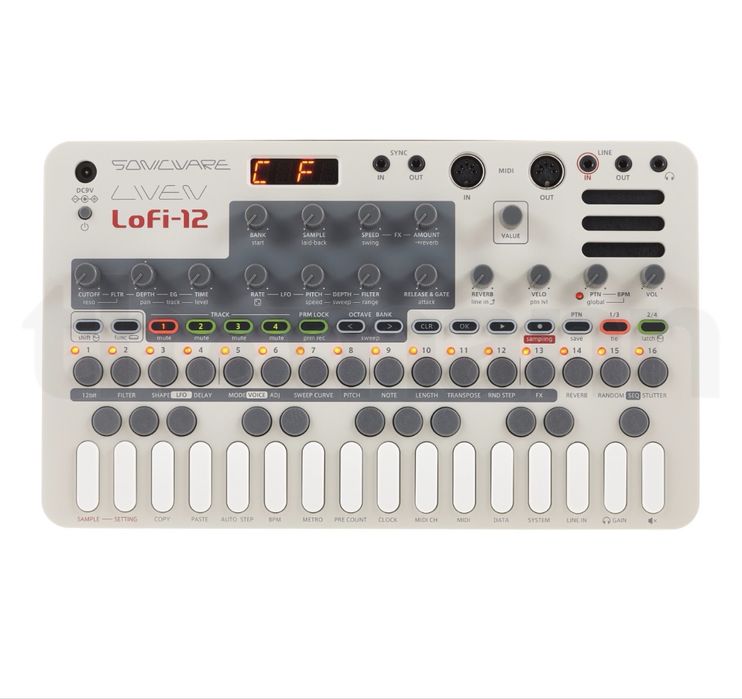 Sonicware LIVEN Lofi-12 Sampler e GrooveBox como novo