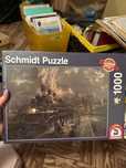 Puzzle 1000 elementow pociąg nowe z folią