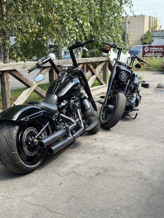 Harley-Davidson Fat Boy кастом руль.