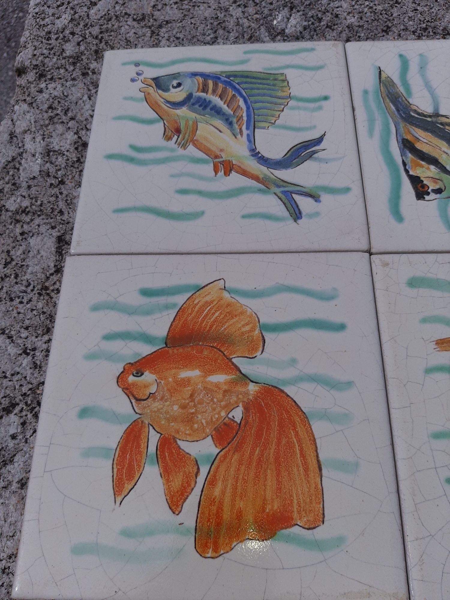 Lindíssimos Azulejos Vintage Pintura Manual