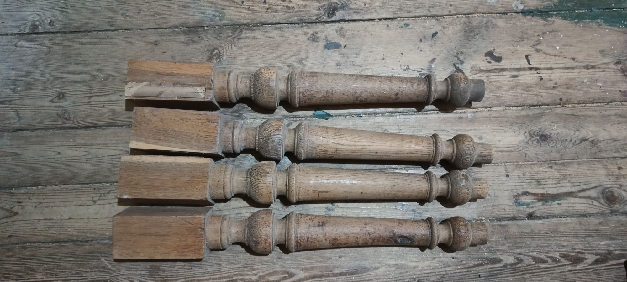 Stereo dębowe nogi do stołu