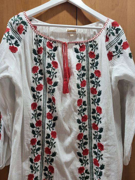 Вишиванка тканина жжатка