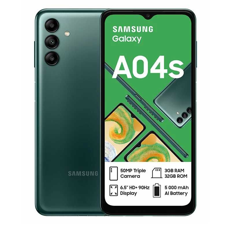 Samsung Galaxy A04s 4/64GB Green NFC Android 14 идеальное состояние