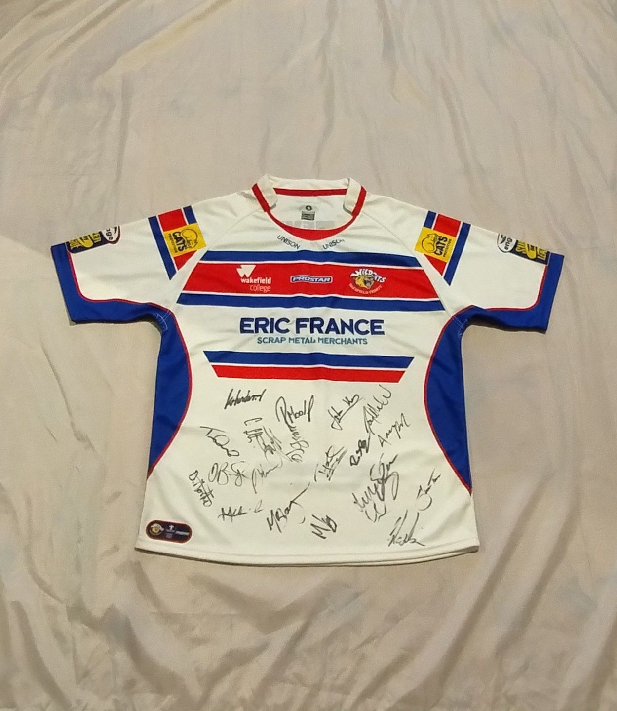 Оригінальна футболка Wakefield Wildcats Trinity Super Rugby.