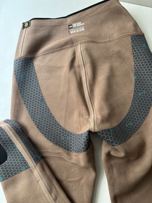 Теплі жіночі лосини на хутрі з штрипками, утяжка, пуш-ап.