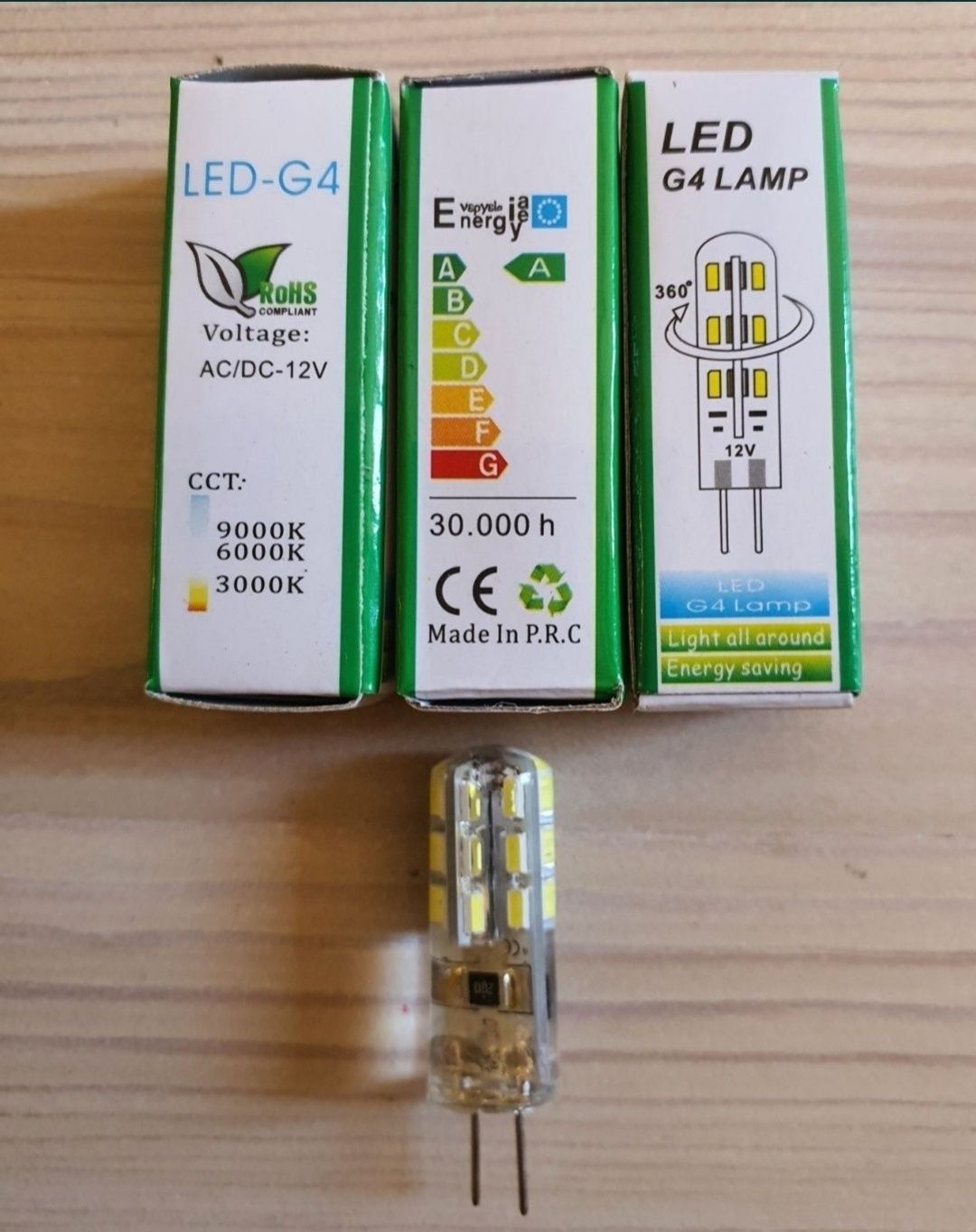 Żarowka LED G4 2WAT 12V barwa zimna,