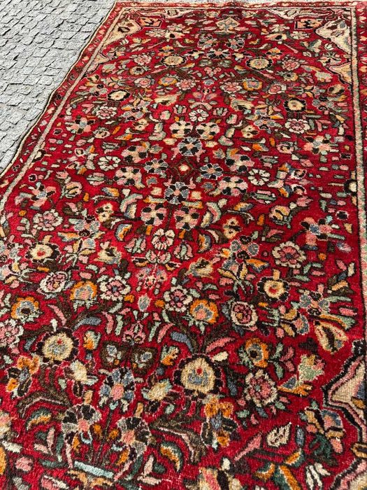 Wełniany r.tkany dywan perski Iran Hamadan 215x116 galeria 7 tys