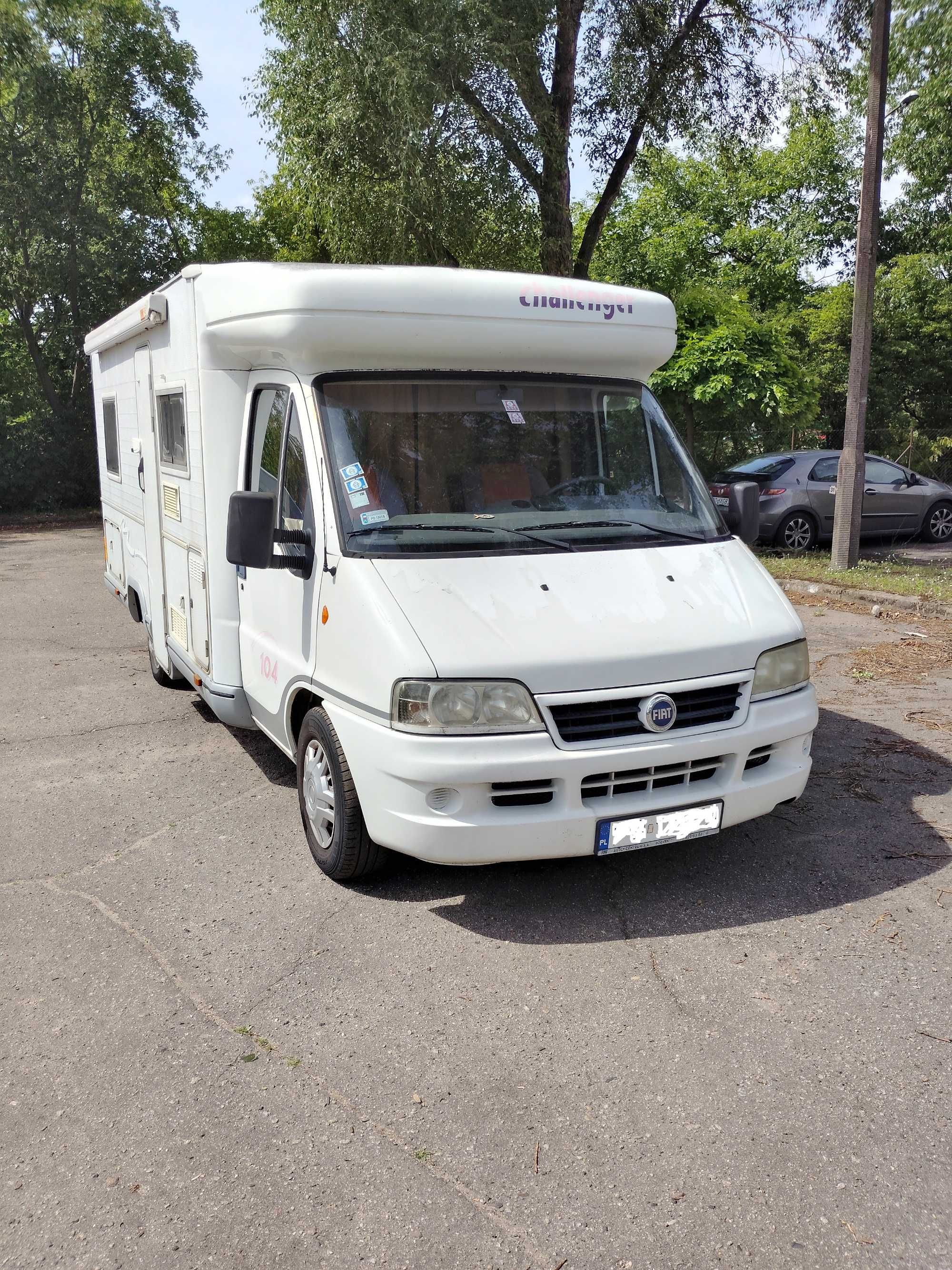 Kamper Fiat Ducato Challenger – 1999 r 118 tys przebiegu