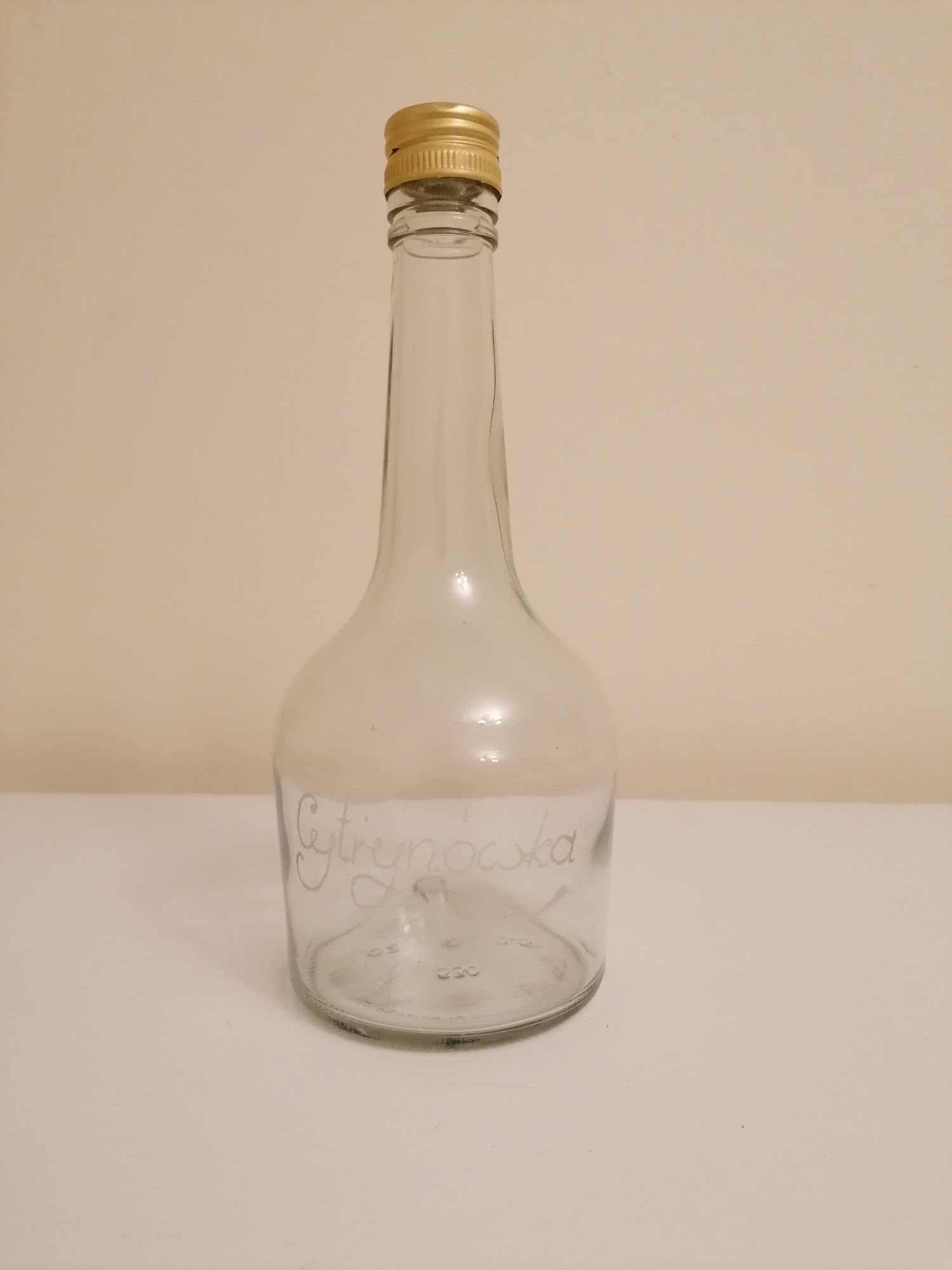 Butelki szklane różne 3 szt.