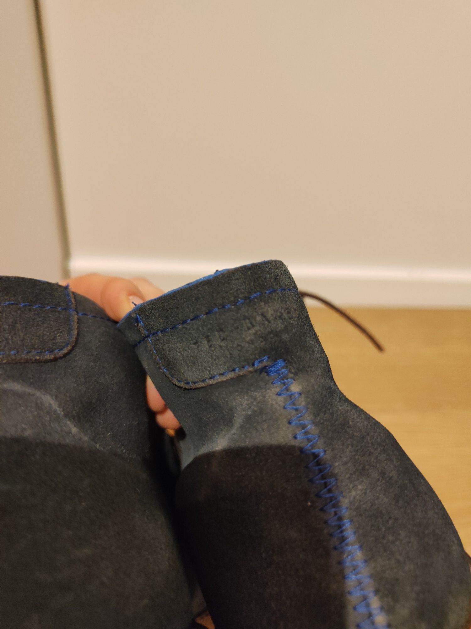 Ted Baker London sztyblety botki męskie r.42 markowe zamszowe wiosenne