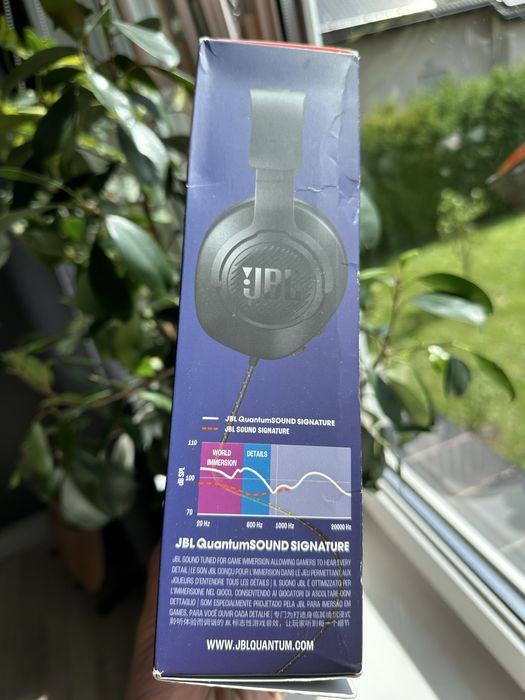 Słuchawki nauszne JBL Quantum 100 M2 czarne